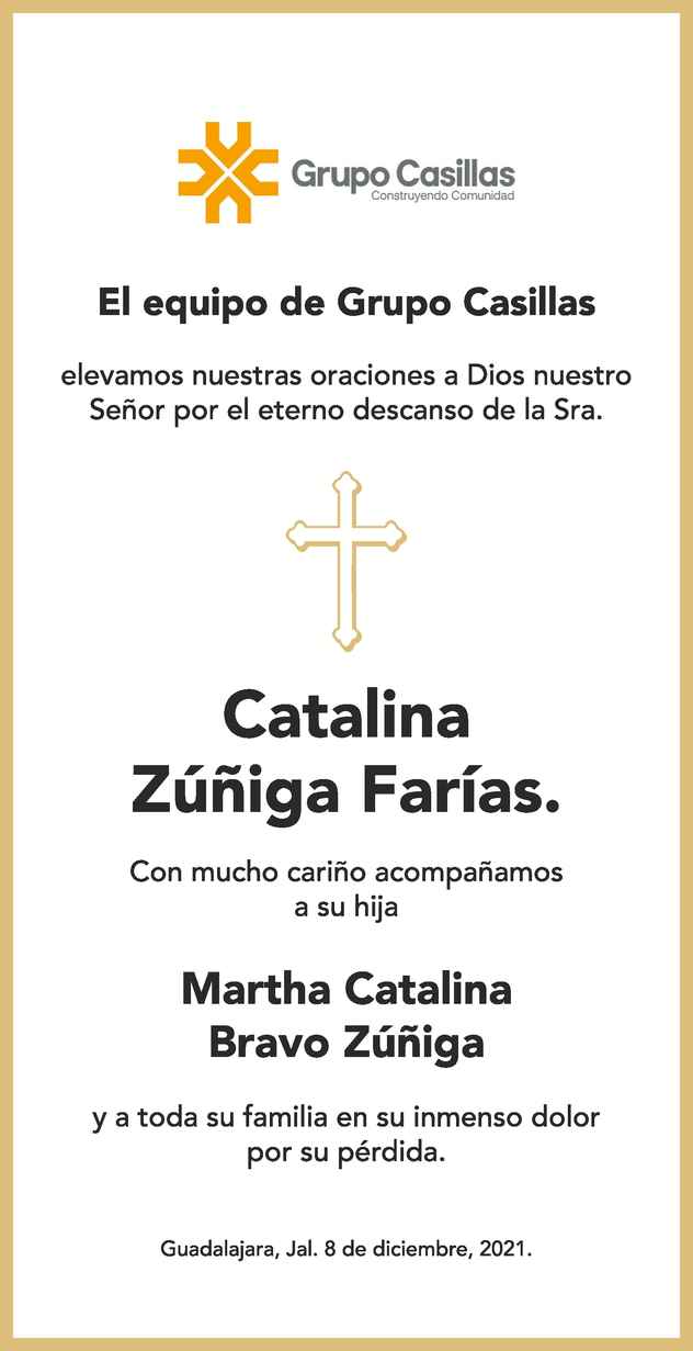 Catalina Z Iga Far As Obituario Esquela